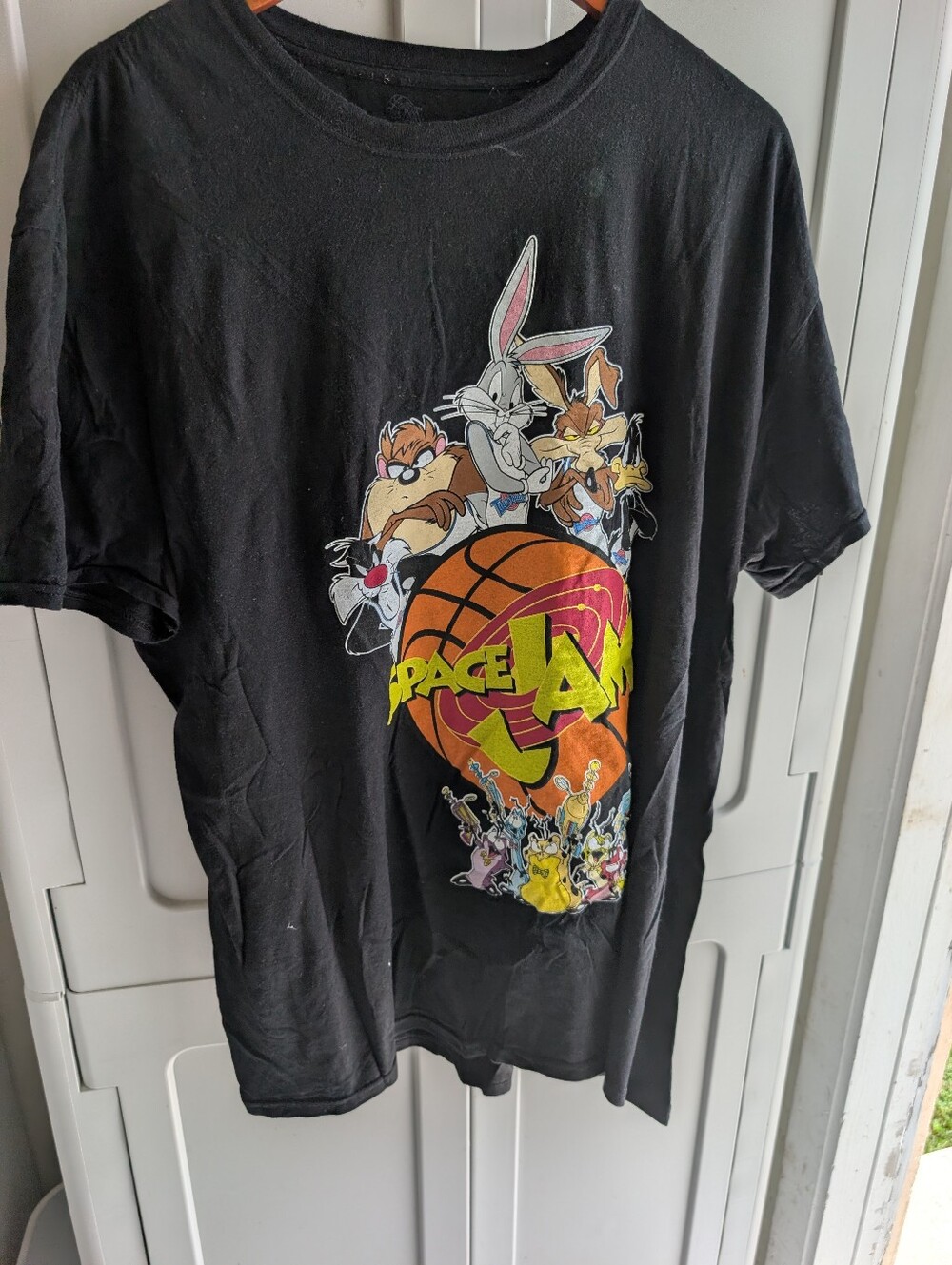 Space Jam Looney Tunes Black Graphic Tee – Official Style